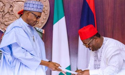 Buhari And South East Gov Dave Umahi