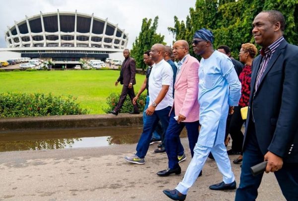 CBN Governor tours National Theatre