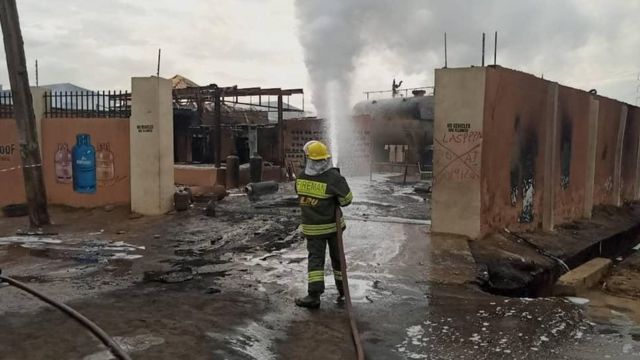 Gas explosion in Lagos