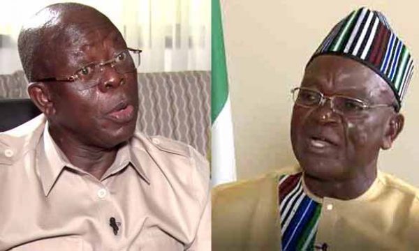 Oshiomhole apologises to Ortom