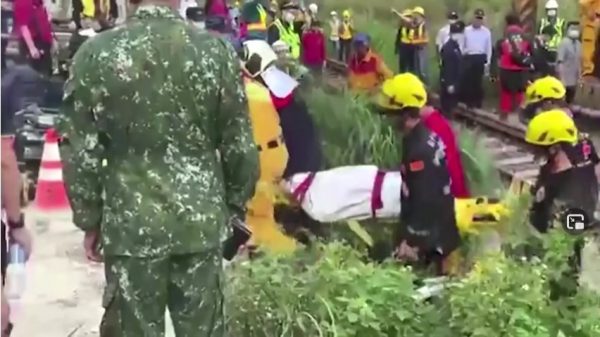 Taiwan train crash