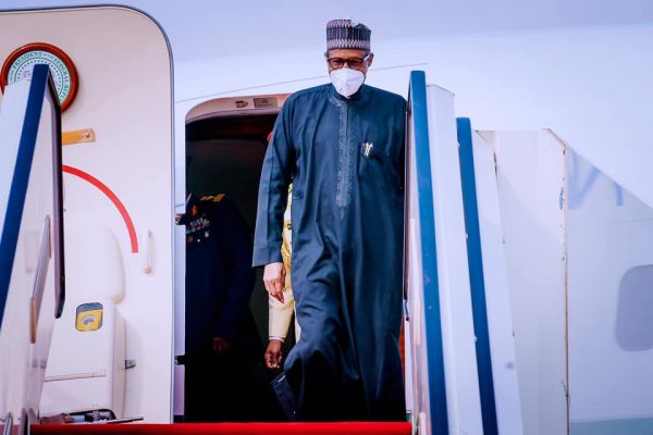 Buhari returns to Nigeria after 4-day visit to France