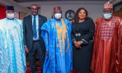 Fidelity Bank EXCO visits with Senate President