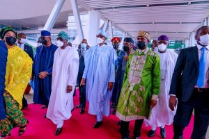 Buhari commissions Lagos-Ibadan rail, Deep Blue projects