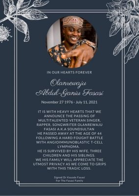 Sound Sultan ‘Jagbajantis’ singer dies at 44
