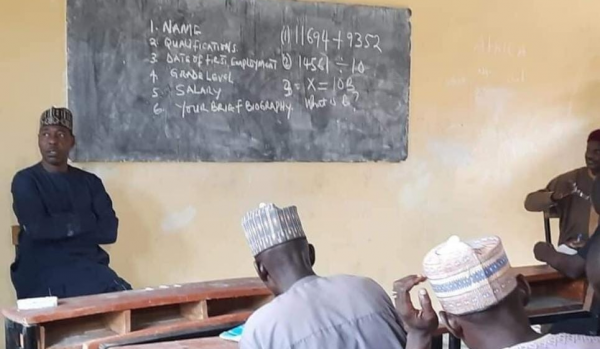 Drama as Zulum conducts impromptu in-class test for teachers