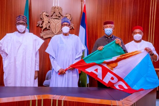 Anambra deputy governor dumps APGA, joins APC, meets Buhari
