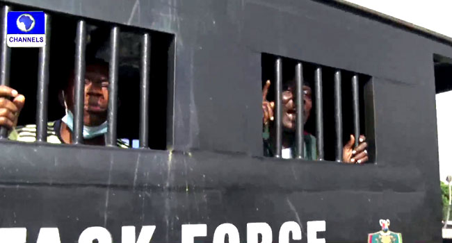 #EndSARS Anniversary: Two persons arrested at Lekki Toll Gate