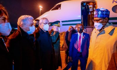 Buhari arrives Turkey amid #NorthisBleeding protest