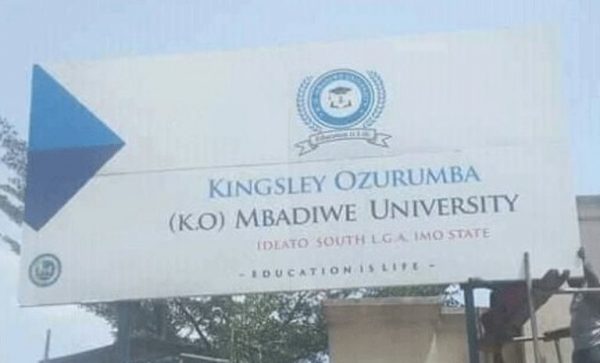 NUC shuns Okorocha, hands over KO Mbadiwe University to Imo Govt