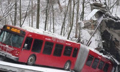 JUST IN: 10 injured as bridge collapses ahead of president's visit