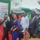 BREAKING: Crowd of supporters receive Alex Otti as he joins Labour Party