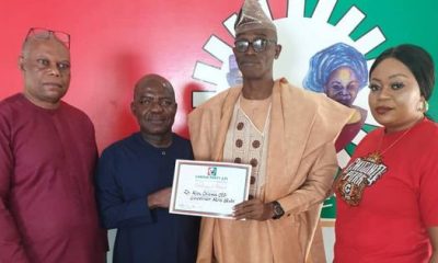 Otti gets Certificate of Return as Labour Party governorship candidate