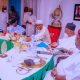 Amid sorrows, tears, blood in Owo, Buhari, APC leaders dine ahead party’s convention