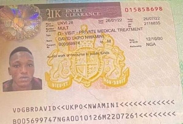 BVN, UK Visa put age of 'Organ Donor' in Ekweremadu saga at 21