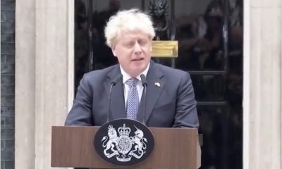 BREAKING: British Prime Minister, Boris Johnson, announces resignation