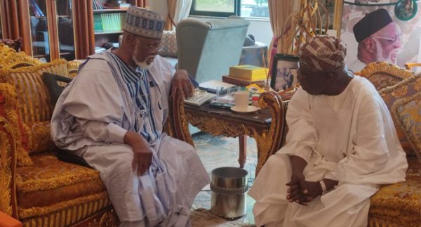 Obasanjo on ‘National Agenda’ visits ex-heads of state Abubakar, Babangida