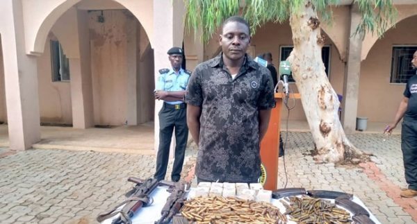 Police arrests, parades ex-soldier arms supplier to Zamfara bandits