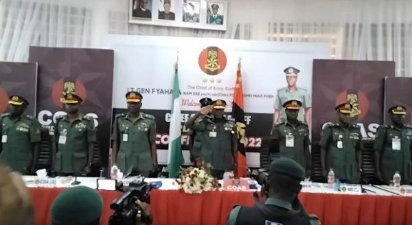 Army chief demands commitment from officers ahead 2023 elections